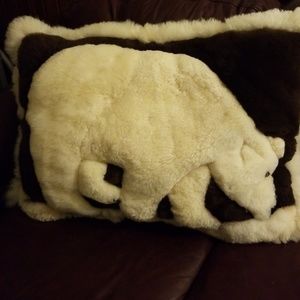 New pillow natural alpaca " polar bear"